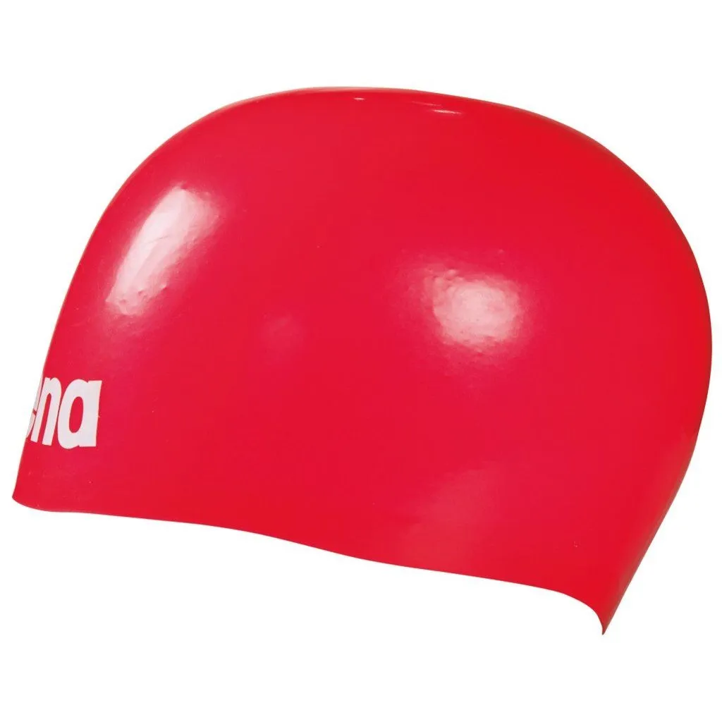 Arena Moulded Pro II Swimming Cap | Red