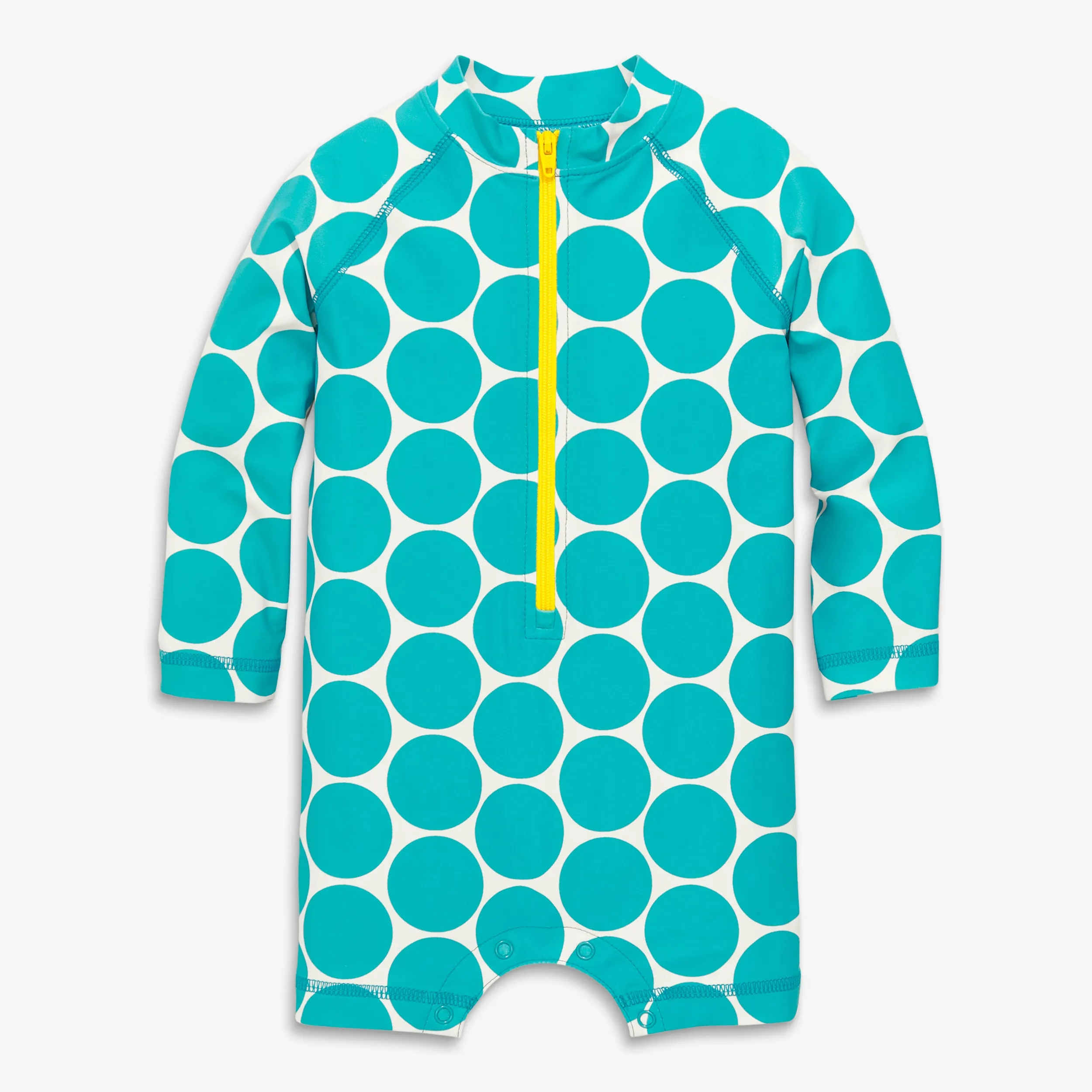 Baby one-piece rash guard in dot