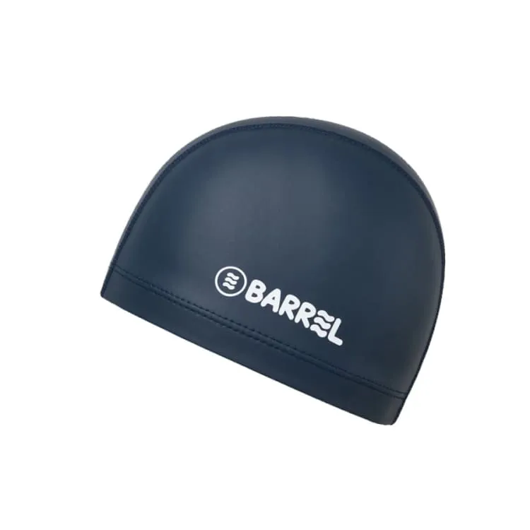 Barrel Kids Basic Silitex Swim Cap-NAVY