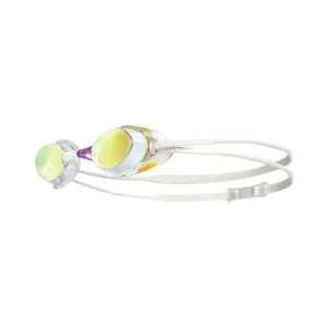 Barrel Racing Non Packing Swim Goggles-AURORA/WHITE