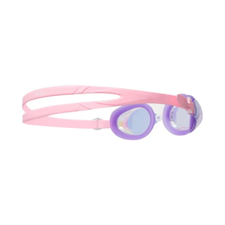 Barrel Training Mirror Swim Goggles-AURORA/PINK