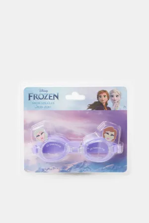 Blue Frozen Swim Goggles