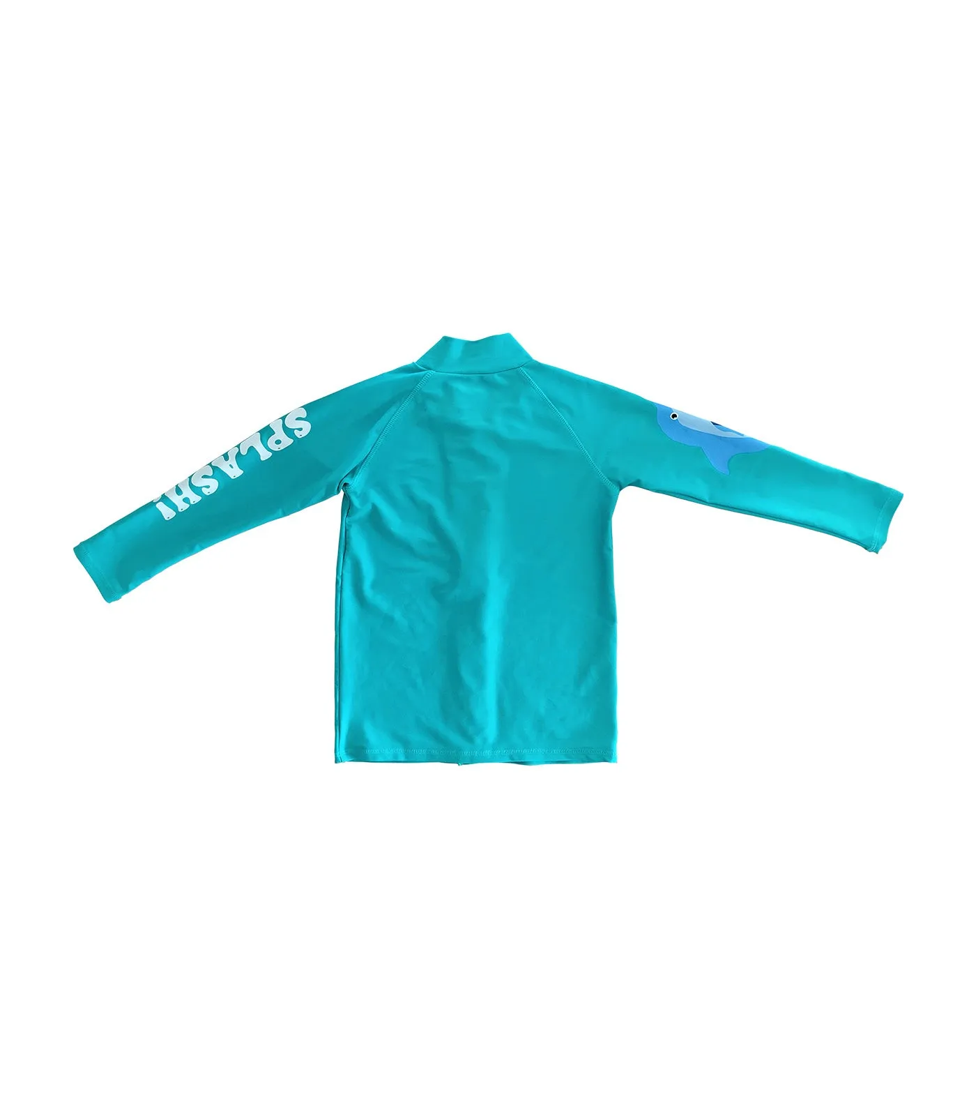 Boys Long Sleeve Rash Top - Dolphin