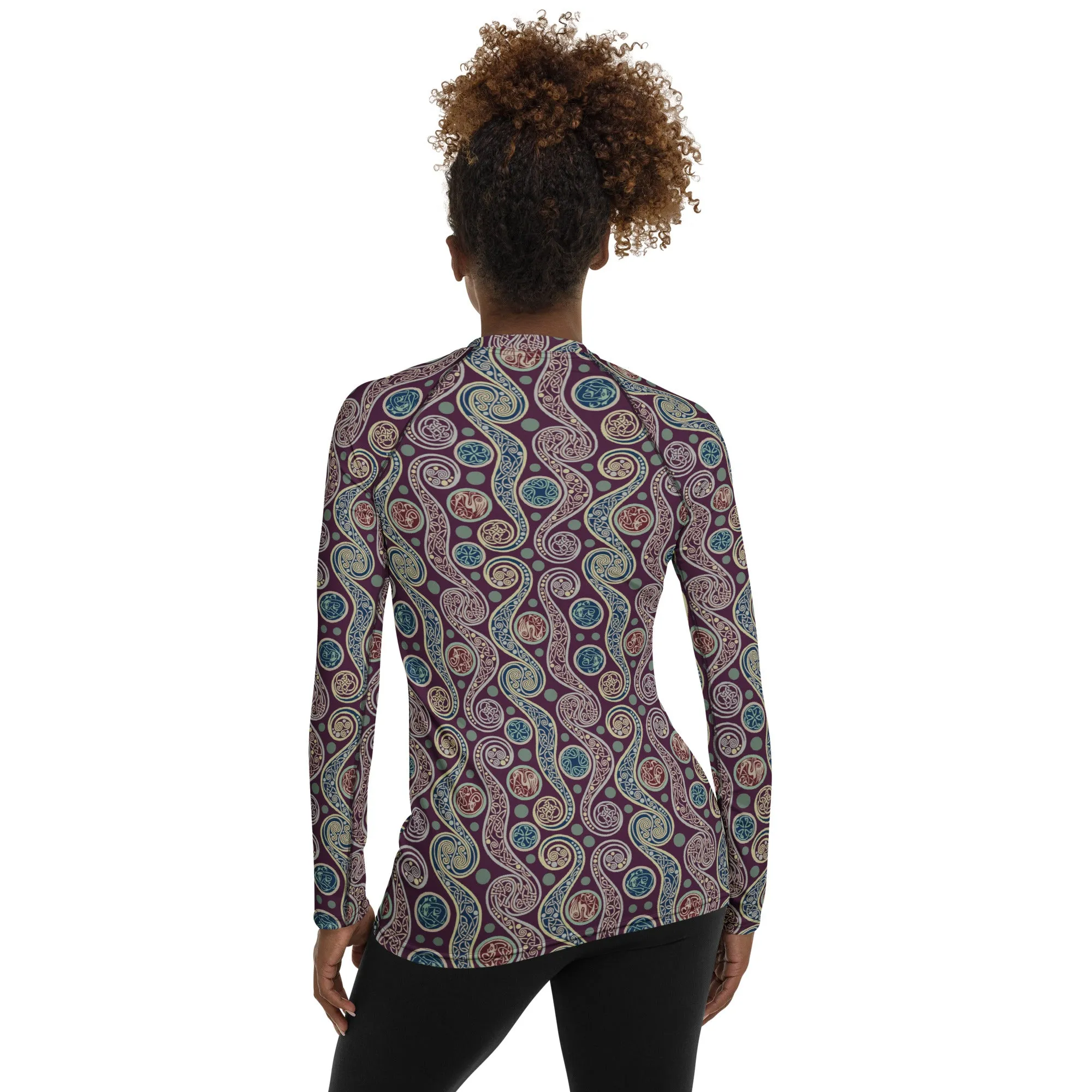 Celtic Paisley Rash Guard Top (POD)