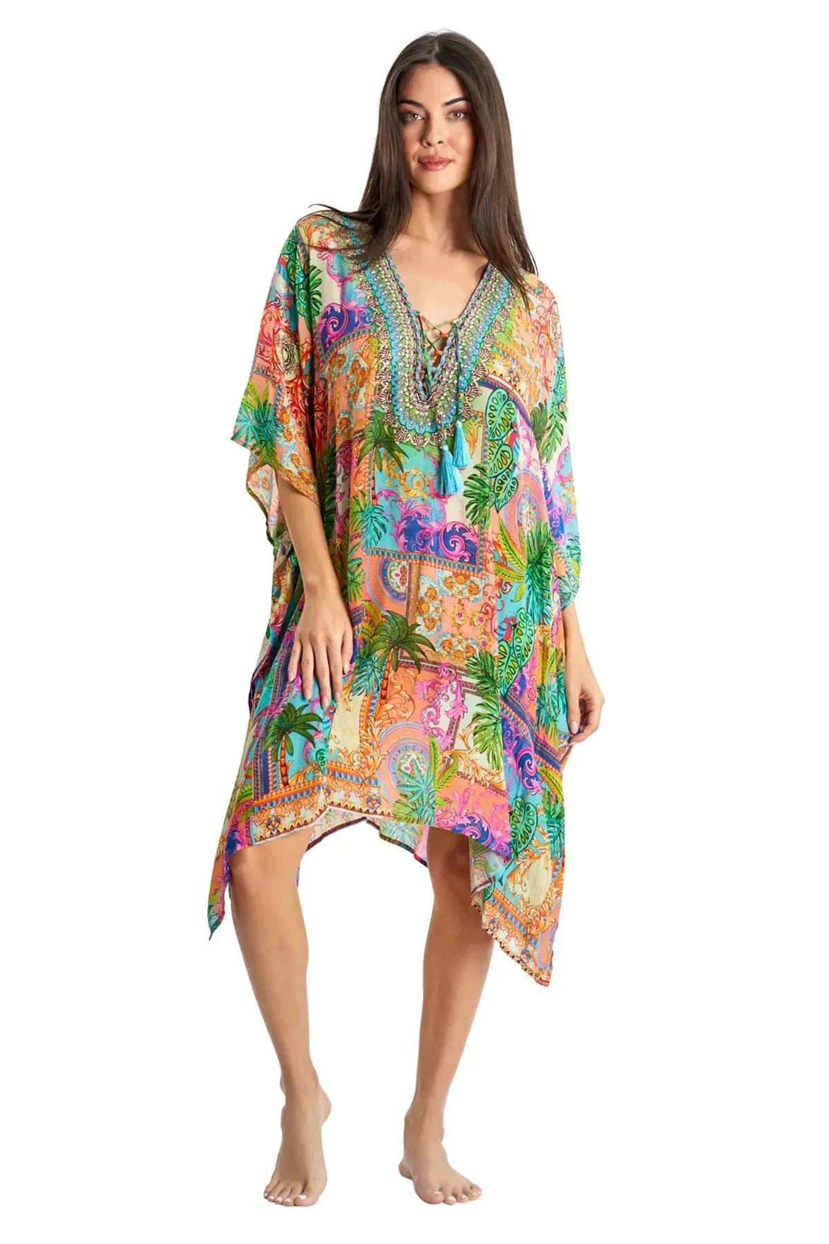 Designer Women's Beach Kaftan Dress