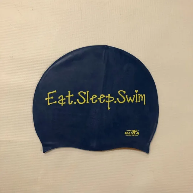 Duda “Eat. Sleep. Swim.” (Type) Swim Cap