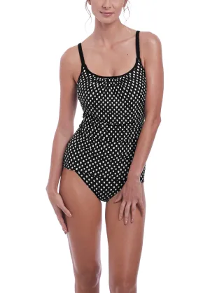 Fantasie Santa Monica Underwire Scoop Neck Tankini, Black and White