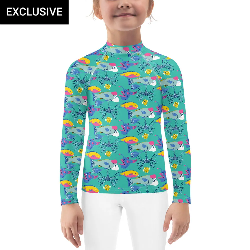 Fintastic Friends Kids Rash Guard (POD)