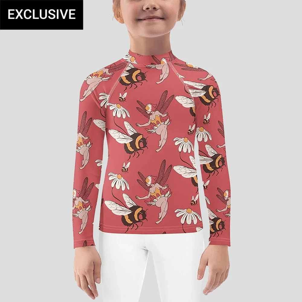 Flight of the Fairies Kids Rash Guard (POD)