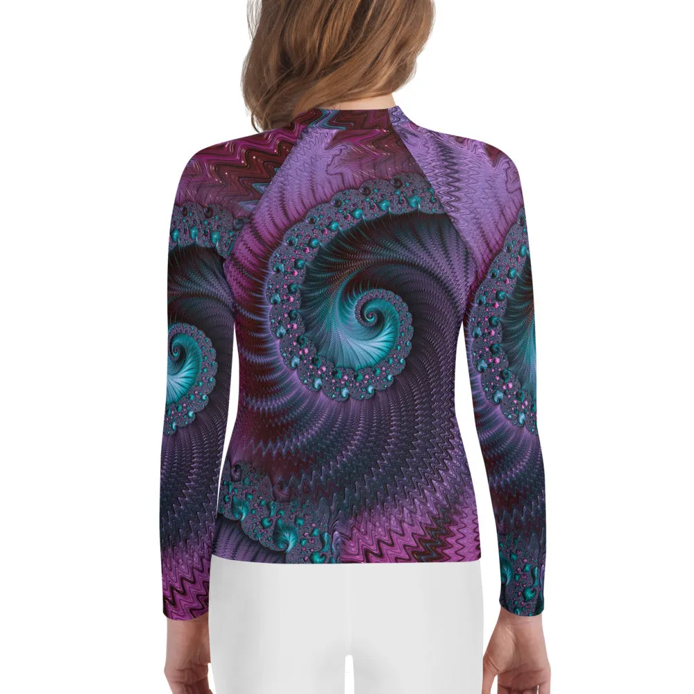 Fractals Youth Rash Guard (POD)