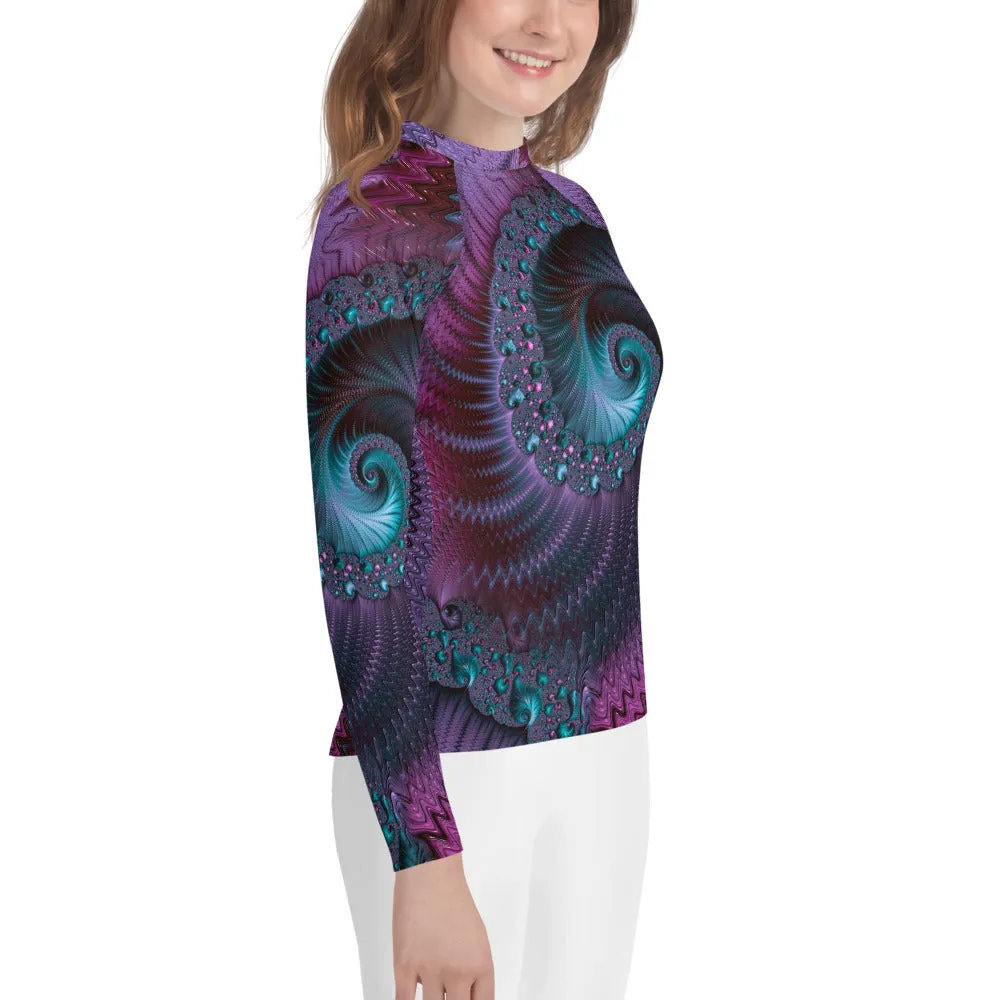 Fractals Youth Rash Guard (POD)