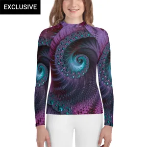 Fractals Youth Rash Guard (POD)