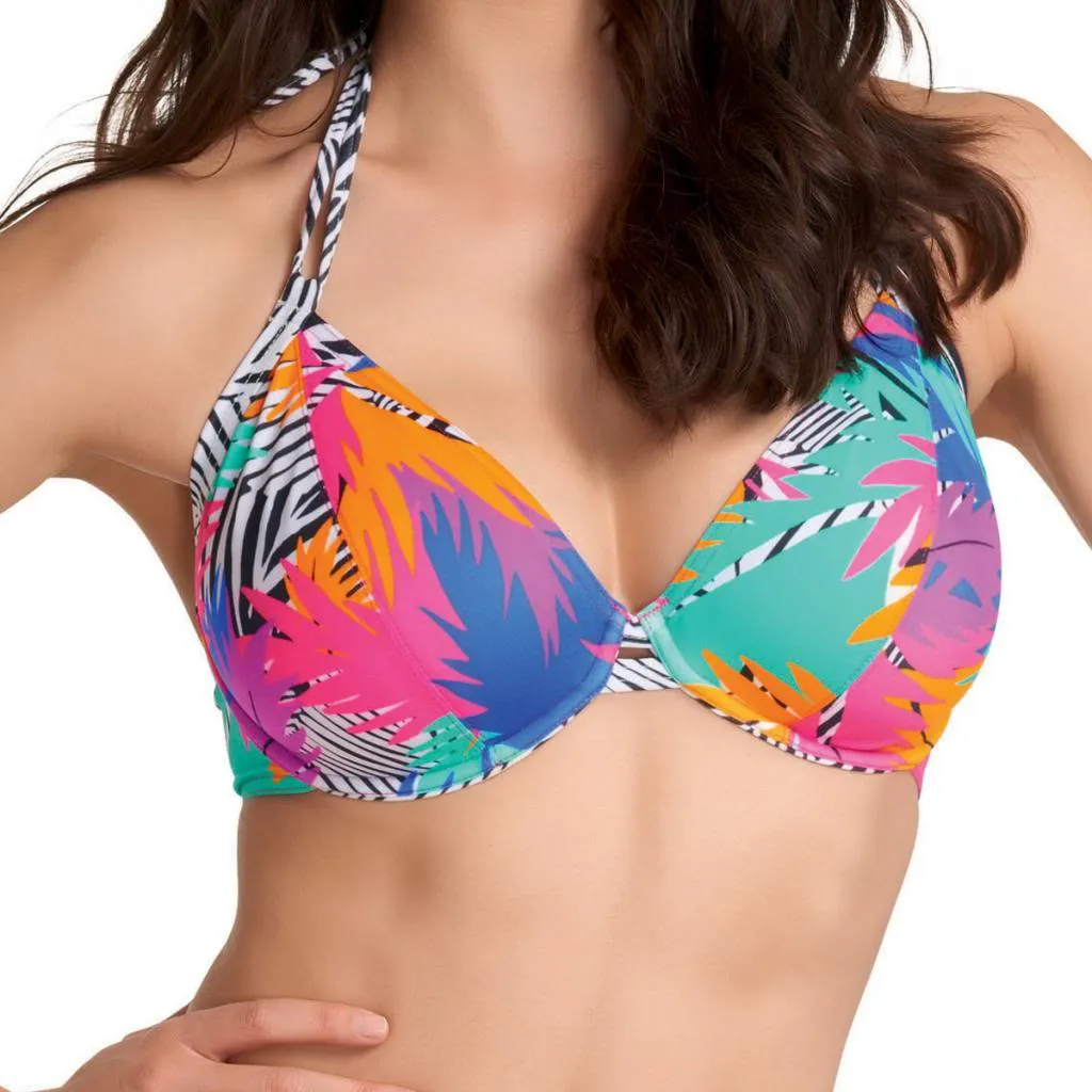 Freya Flashdance Underwired Bandless Triangle Bikini Top, Kaleidoscope