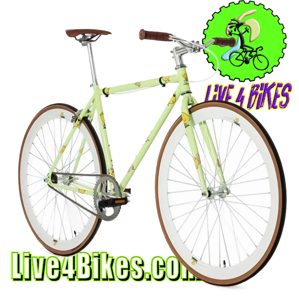 Golden Cycle Baby Chick - Chicken Fixie Single Speed City bike bicycle - Live 4 Bikes