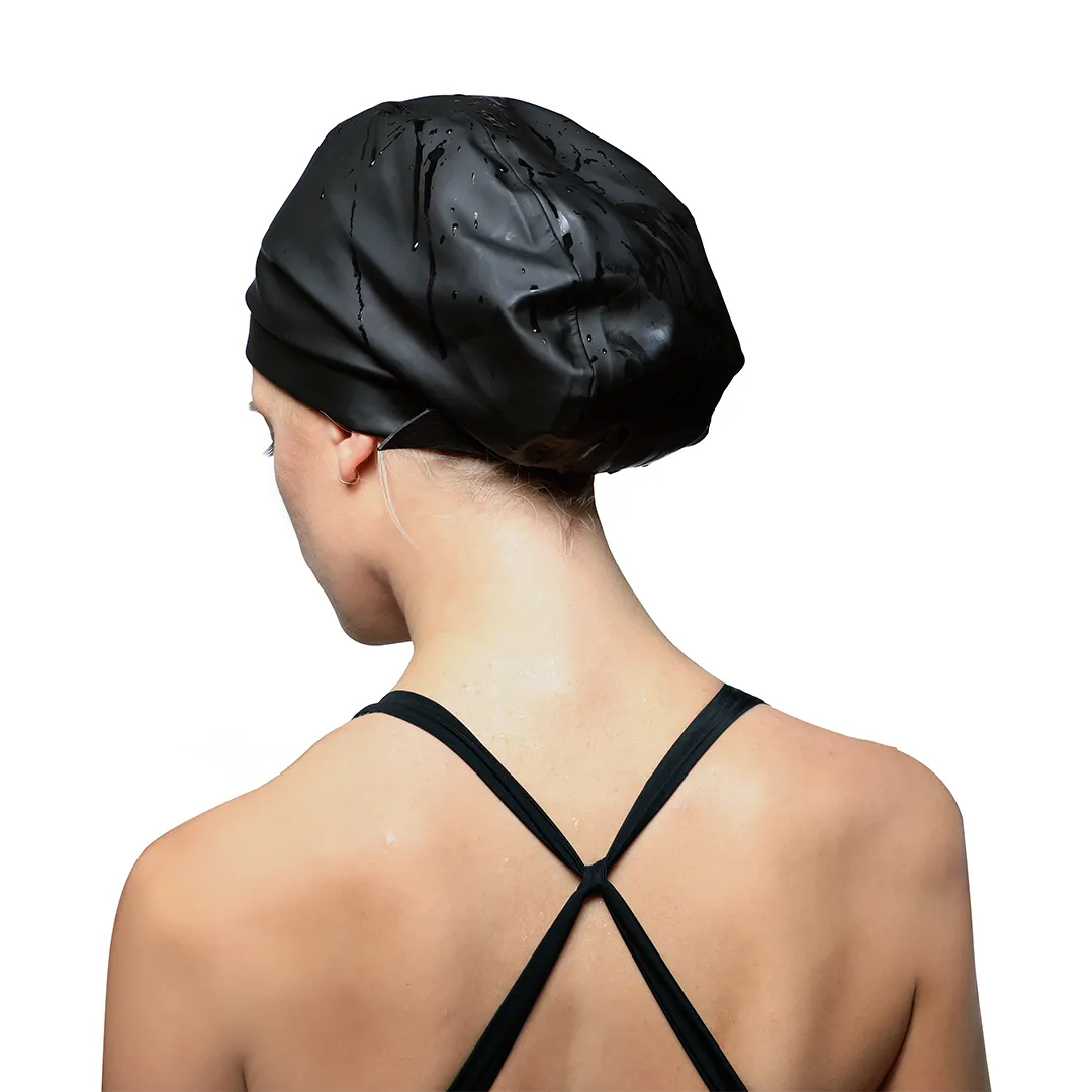 Hairbrella Waterproof, Satin-Lined, Adjustable Swimming Cap