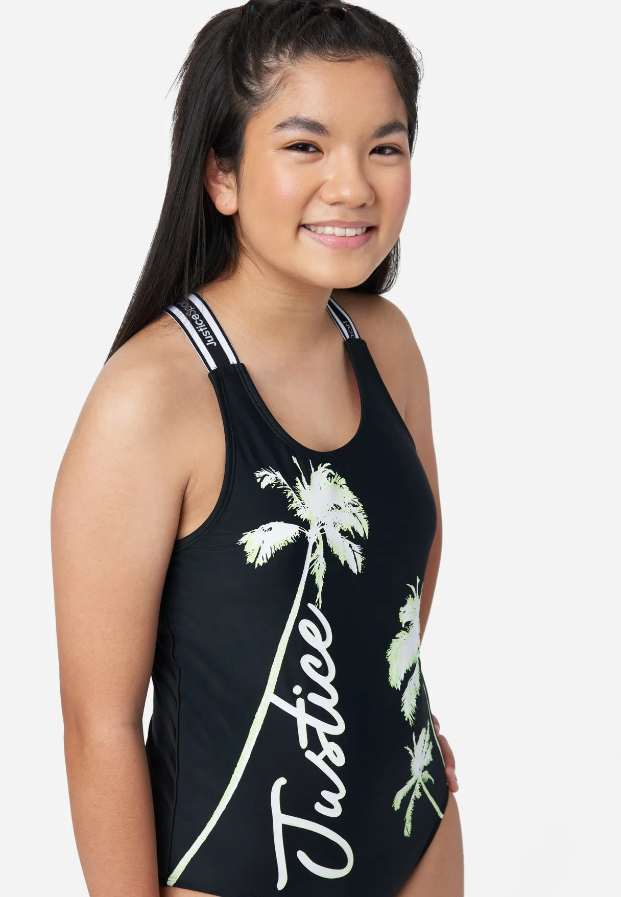 J Sport Graphic One-Piece Swimsuit