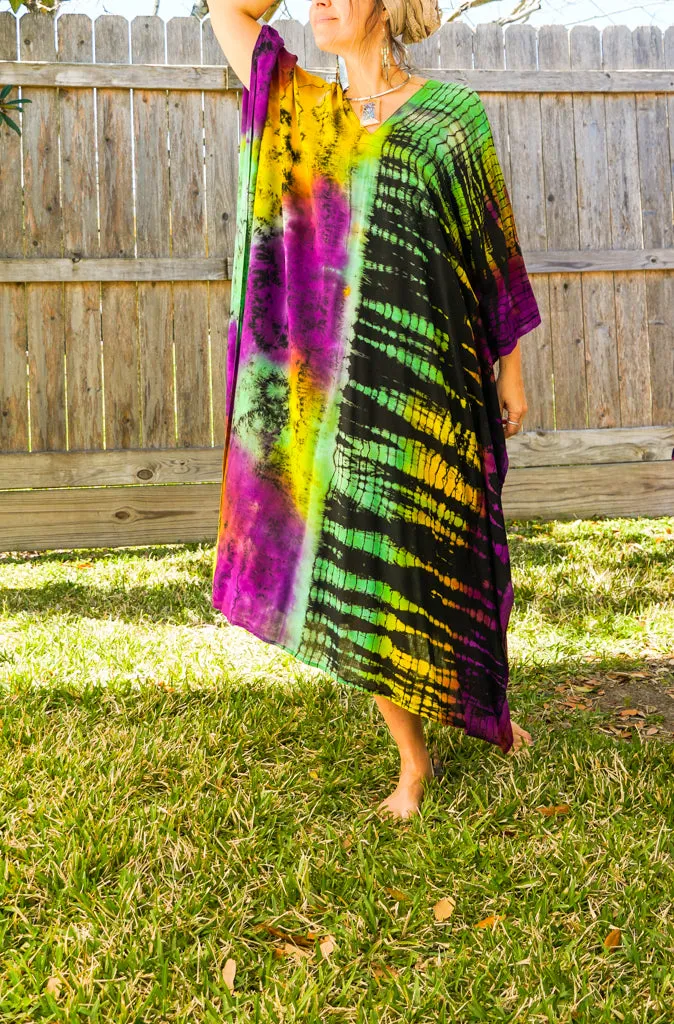 K0357- Hand Dyed Kaftan Dress