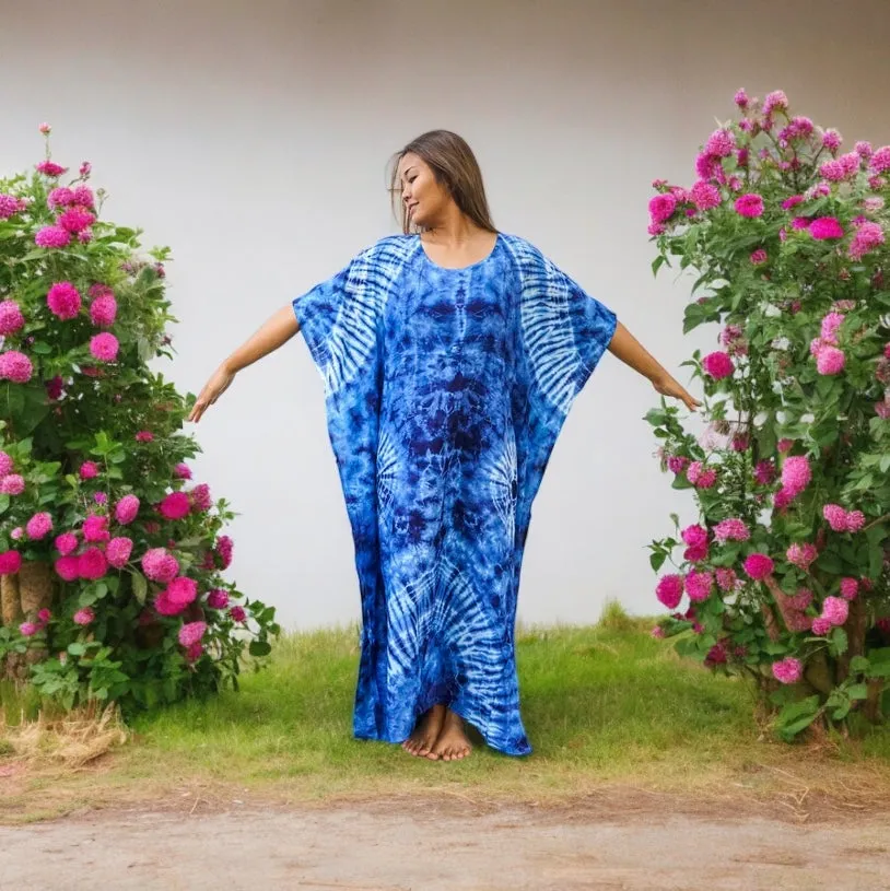 K1592- Hand Dyed Kaftan Dress