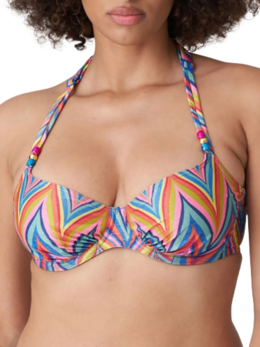 Kea Full Cup Bikini Top - Rainbow Paradise