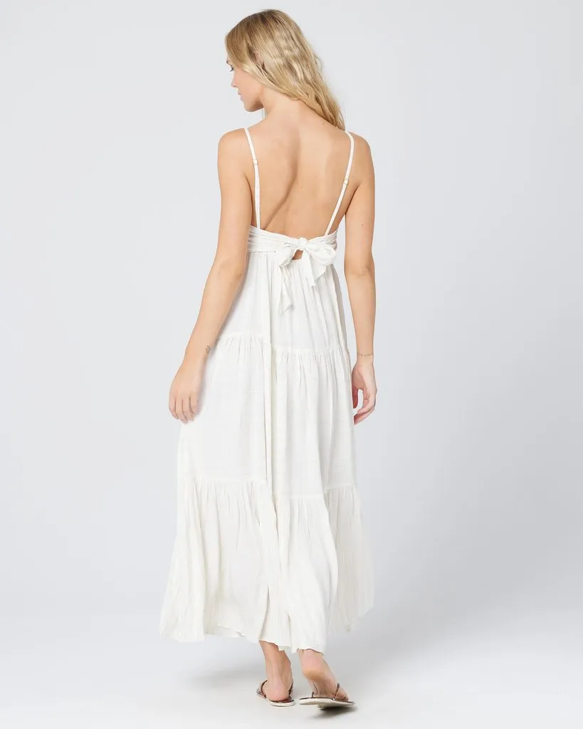 L*SPACE Cream Santorini Dress