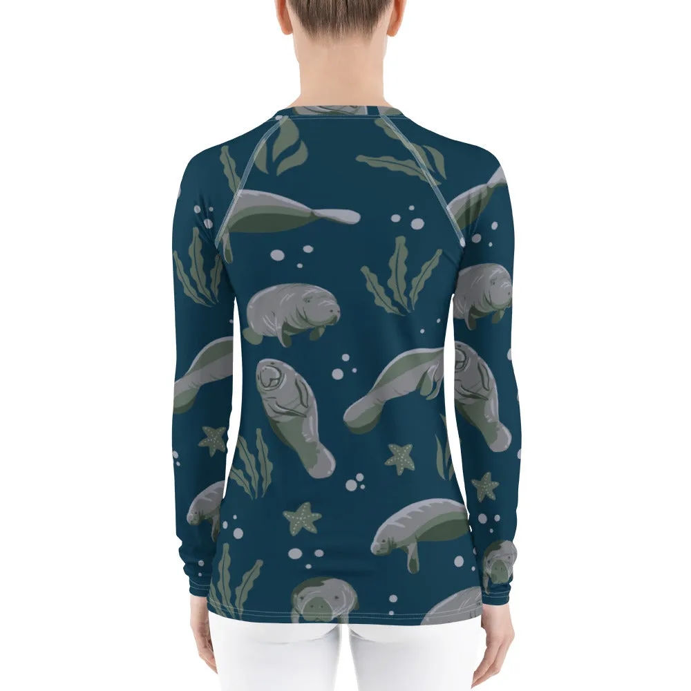 Manatees Rash Guard Top (POD)