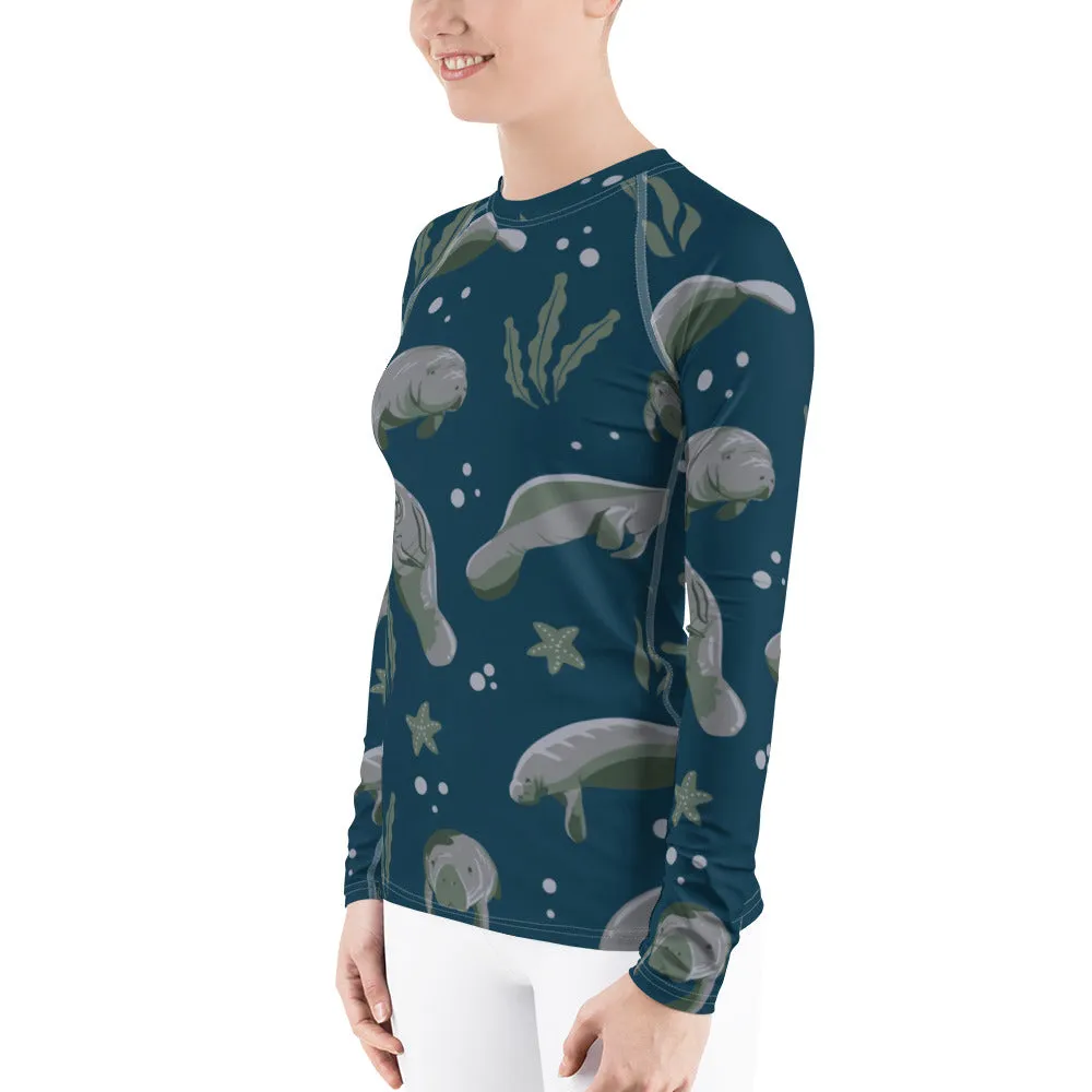 Manatees Rash Guard Top (POD)