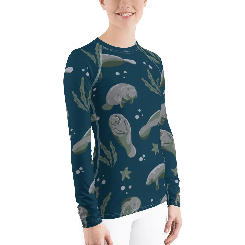 Manatees Rash Guard Top (POD)