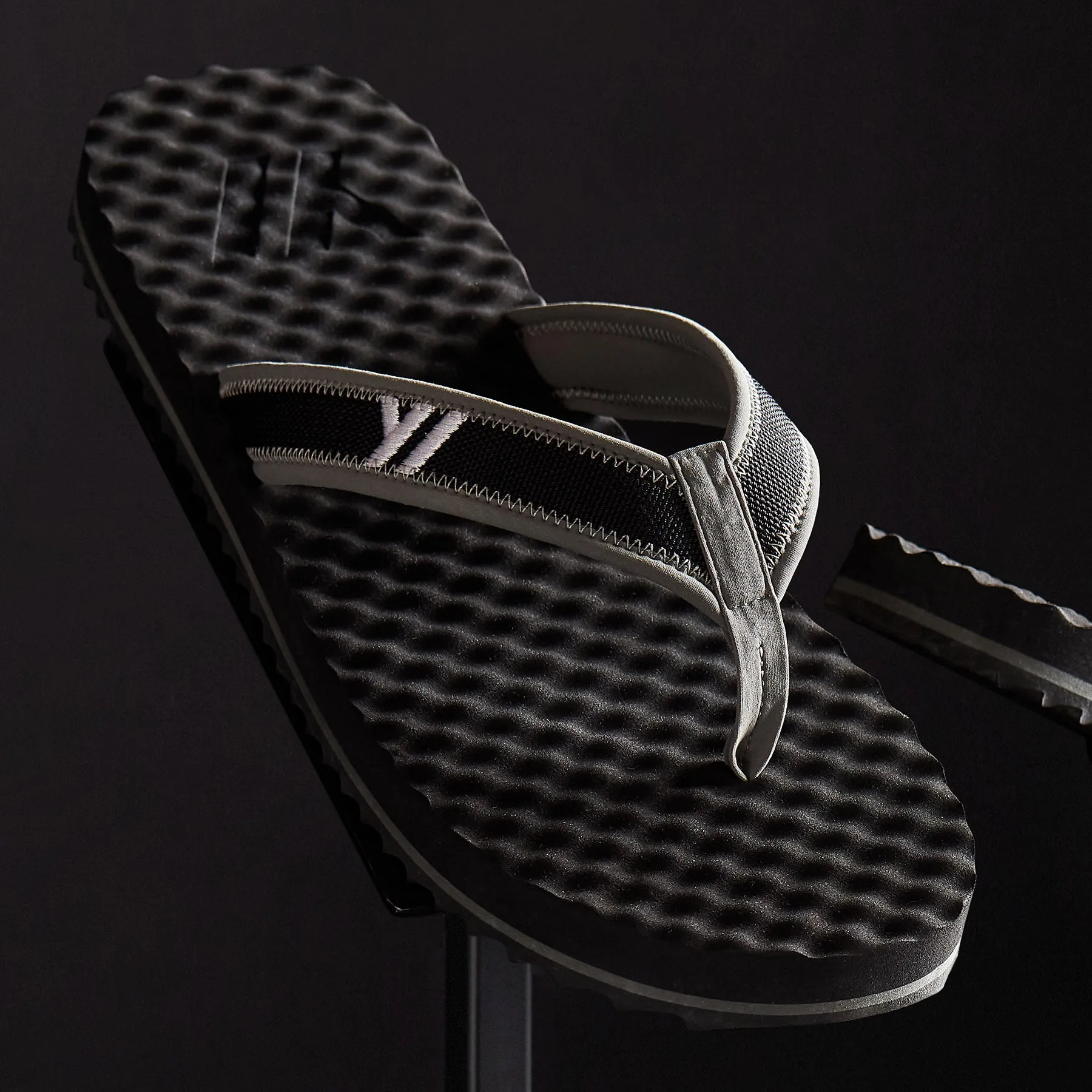 Men's Sport Flip Flop - Black/Grey