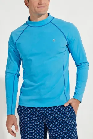 Men's Tulum Long Sleeve Surf Rash Guard  |  Antigua Blue