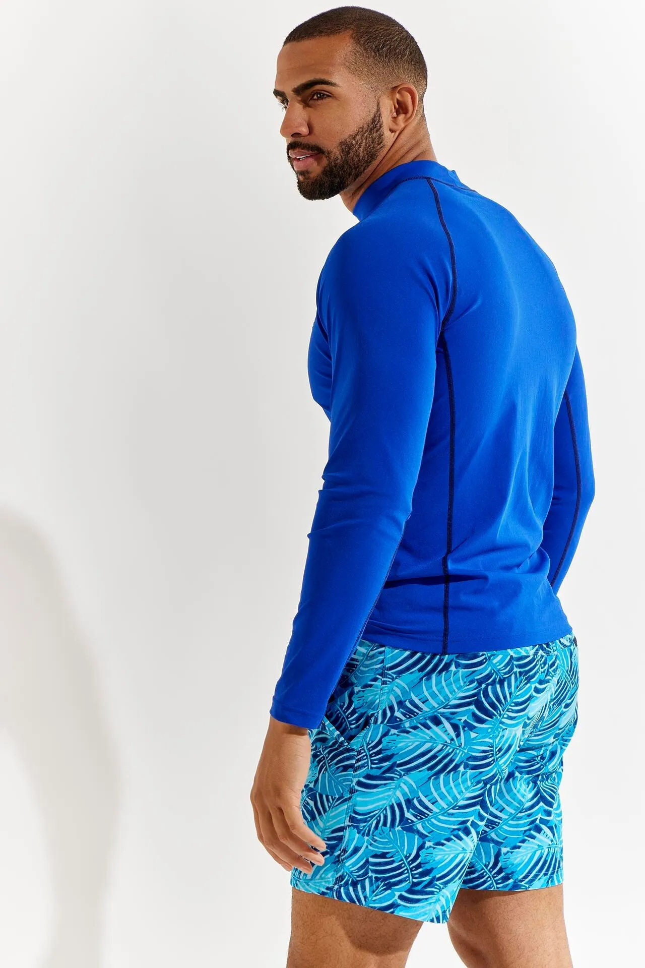 Men's Tulum Long Sleeve Surf Rash Guard  |  Cobalt