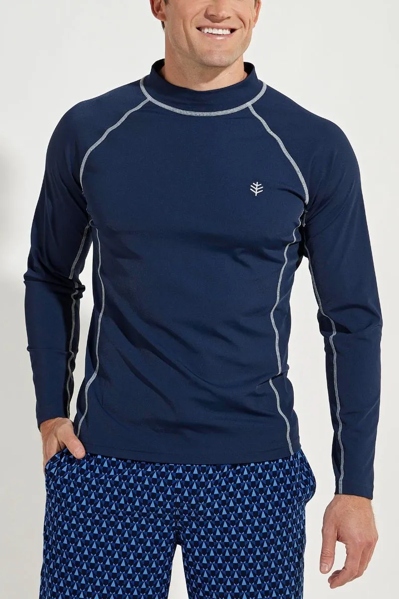 Men's Tulum Long Sleeve Surf Rash Guard  |  Navy