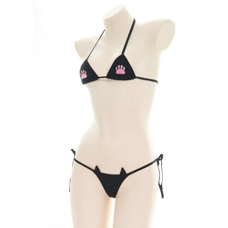 Micro Paw Bikini Set