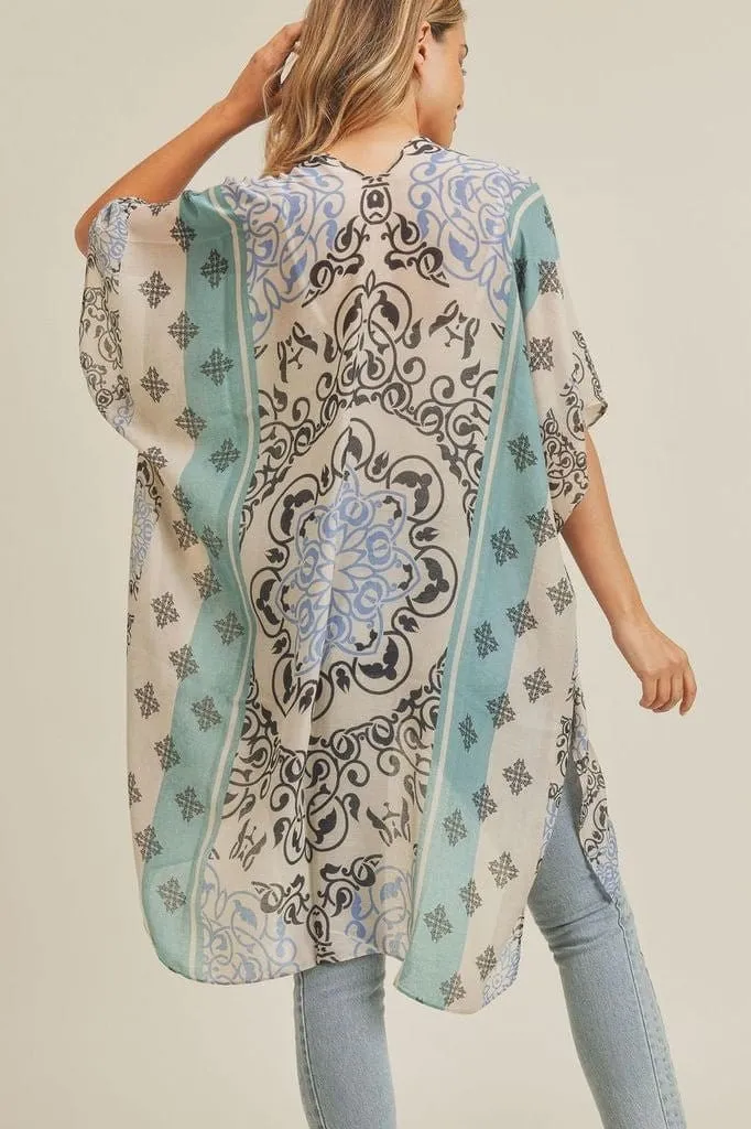 MS0211 Bohemian Pattern Beach Summer Kimono