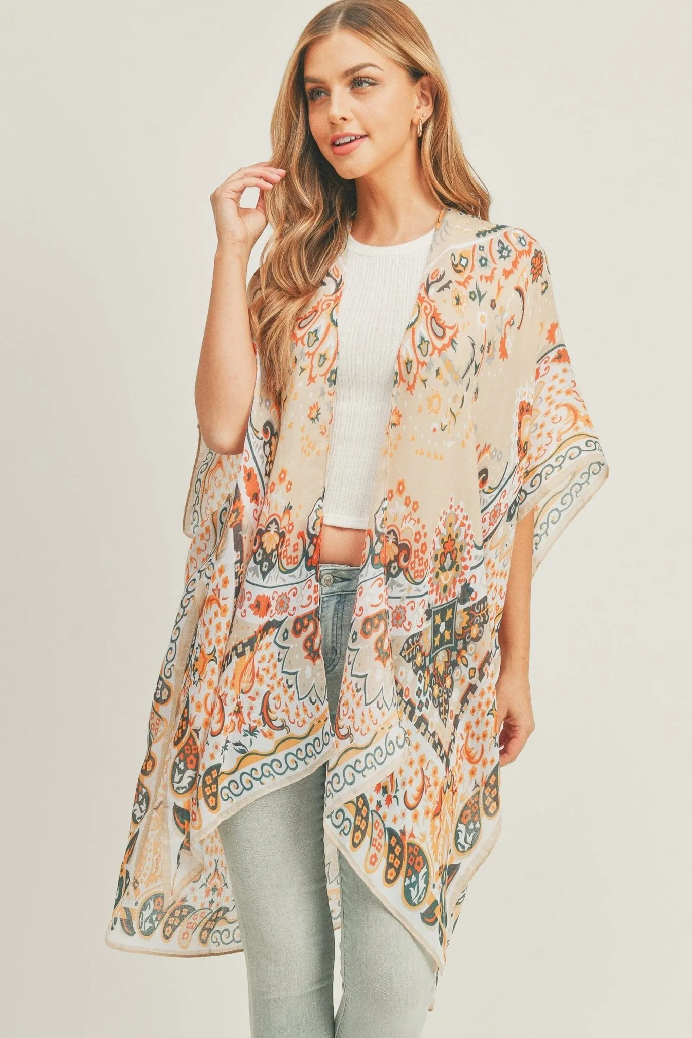 MS0287 Miranda Boho Kimono