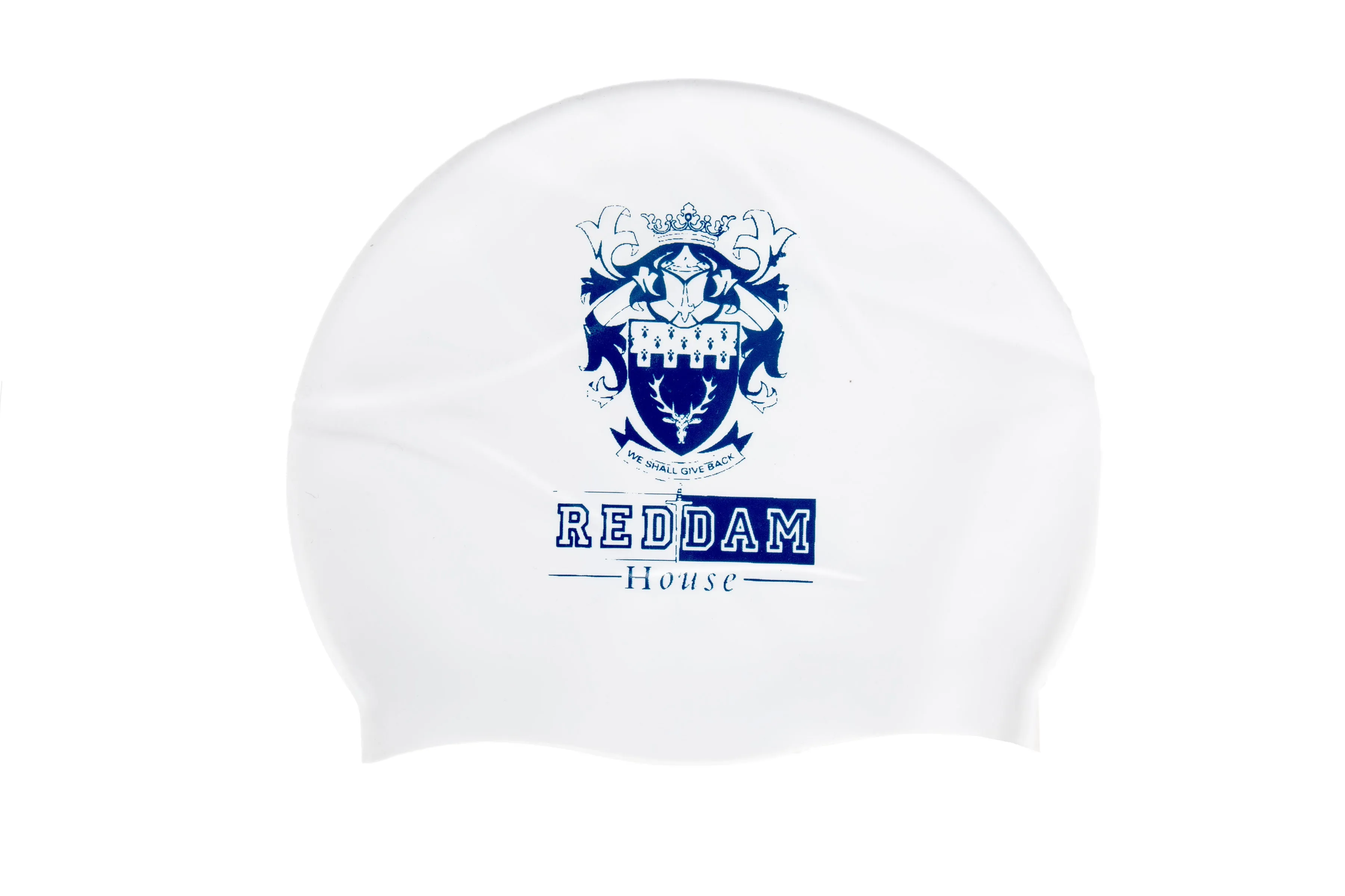 Reddam White Swim Cap