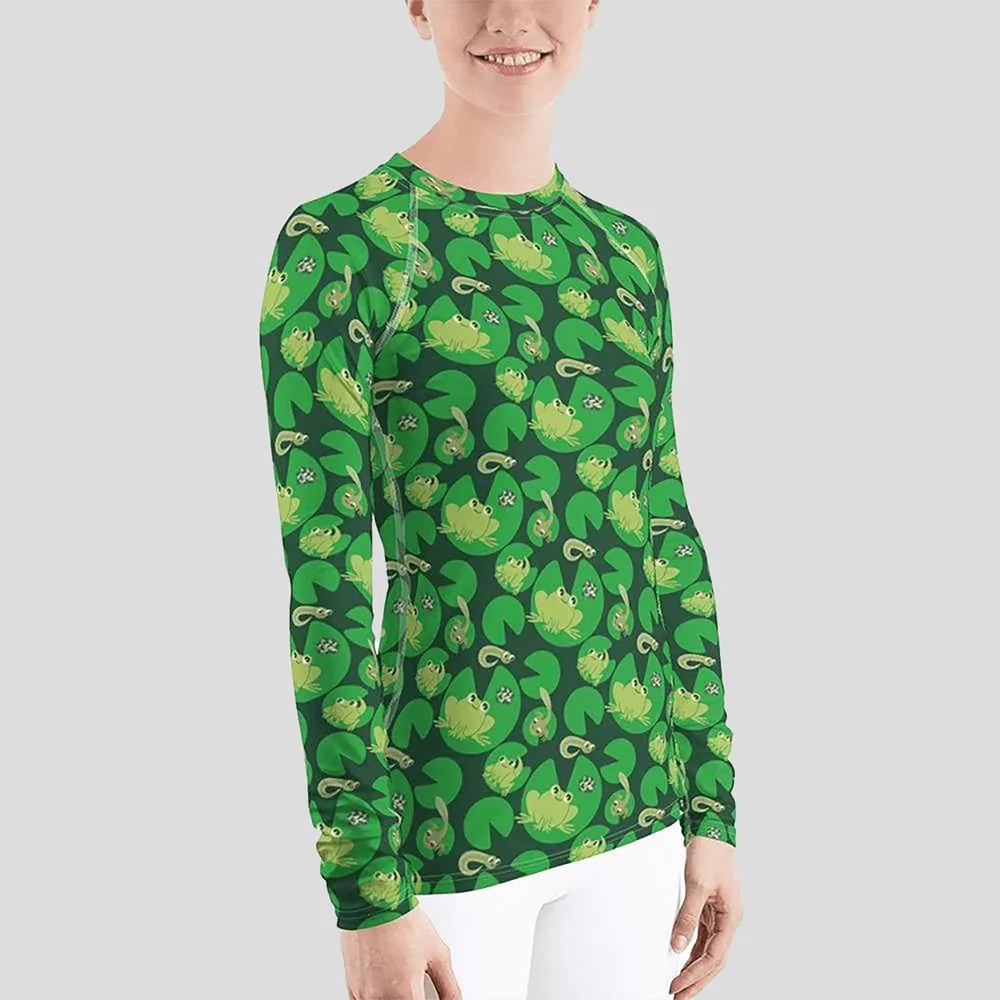 Ribbit Rash Guard Top (POD)