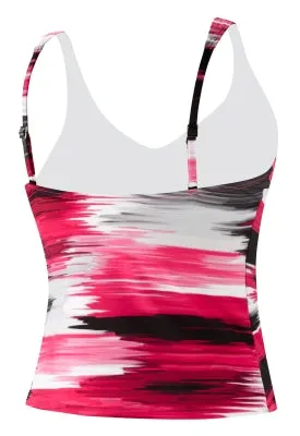 SPEEDO Brushed Stripe Comfort Strap Tankini - Speedo? Endurance 