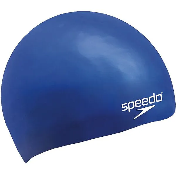 Speedo Jnr Plain Moulded Silicone Cap