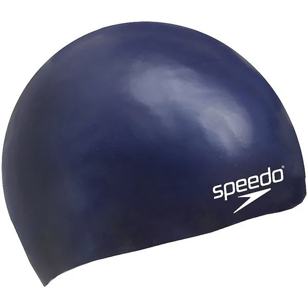 Speedo Jnr Plain Moulded Silicone Cap